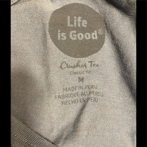 EUC Life Is Good Ladies Christmas Santa Sleighin It Long Sleeve T-Shirt … - Picture 3 of 5